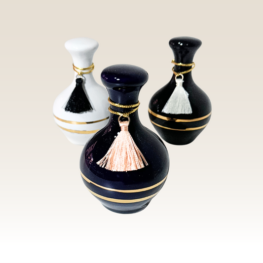 Mini Urna Porcelana Azul Royal