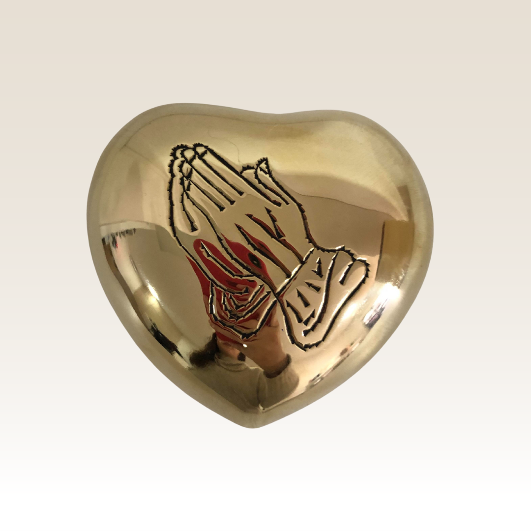 Urna Coração Bronze