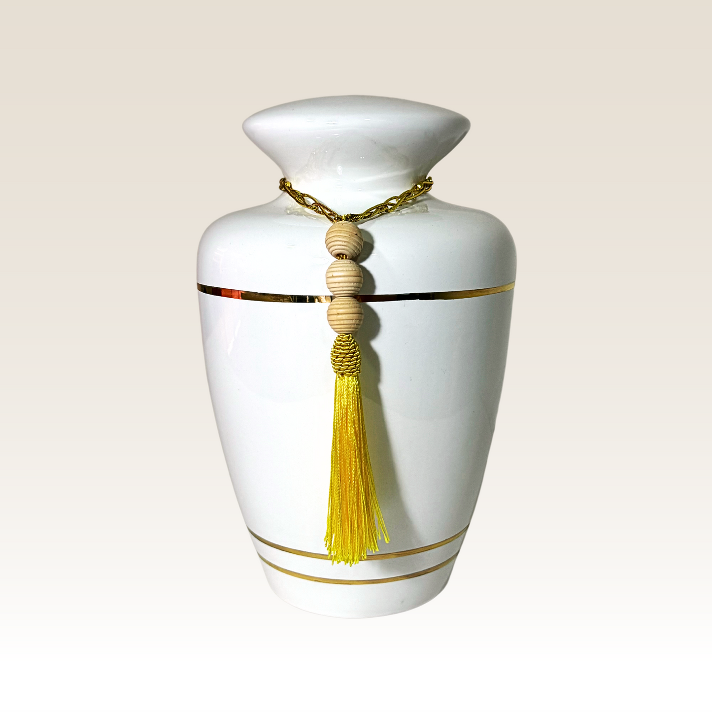 Urna Porcelana Premium Branca