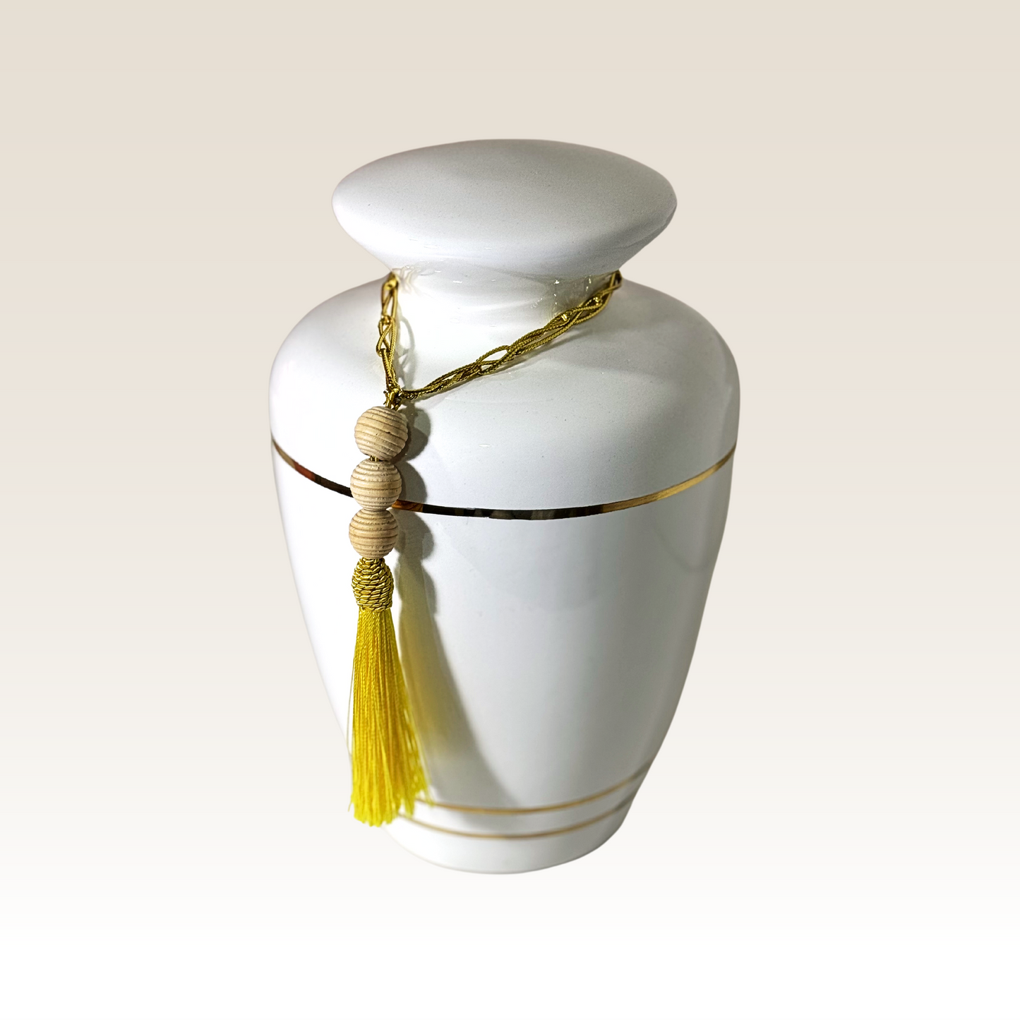 Urna Porcelana Premium Branca