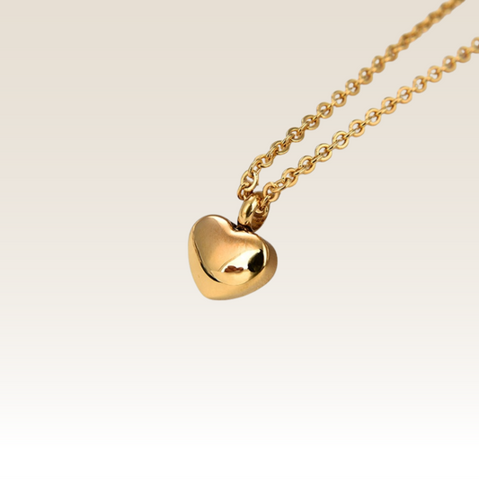 Pingente Coração Dourado