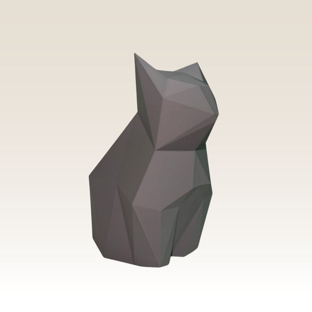 Mini Urna Pet Gato Geo P